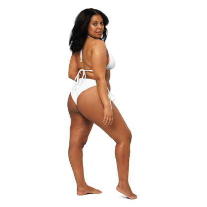 Team Bravo String Bikini White & Gold