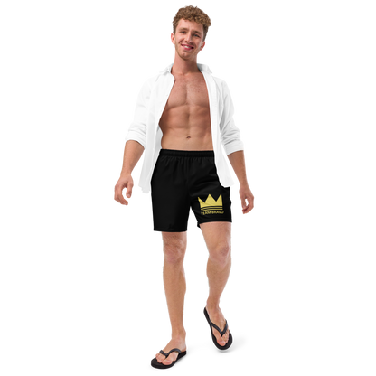 Team Bravo Men's Swim Trunks Black & Gold