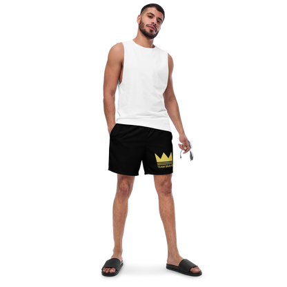 Team Bravo Men's Swim Trunks Black & Gold