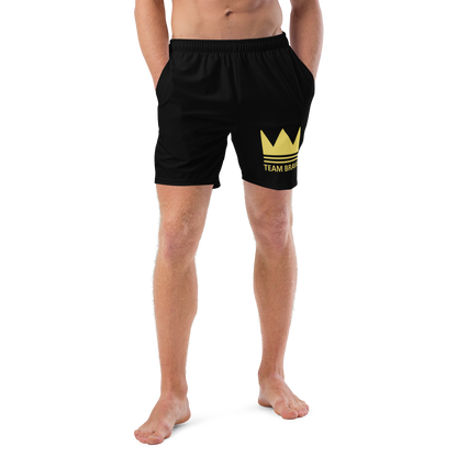 Team Bravo Men's Swim Trunks Black & Gold