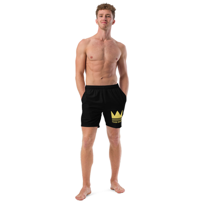 Team Bravo Men's Swim Trunks Black & Gold