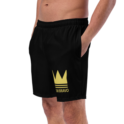 Team Bravo Men's Swim Trunks Black & Gold