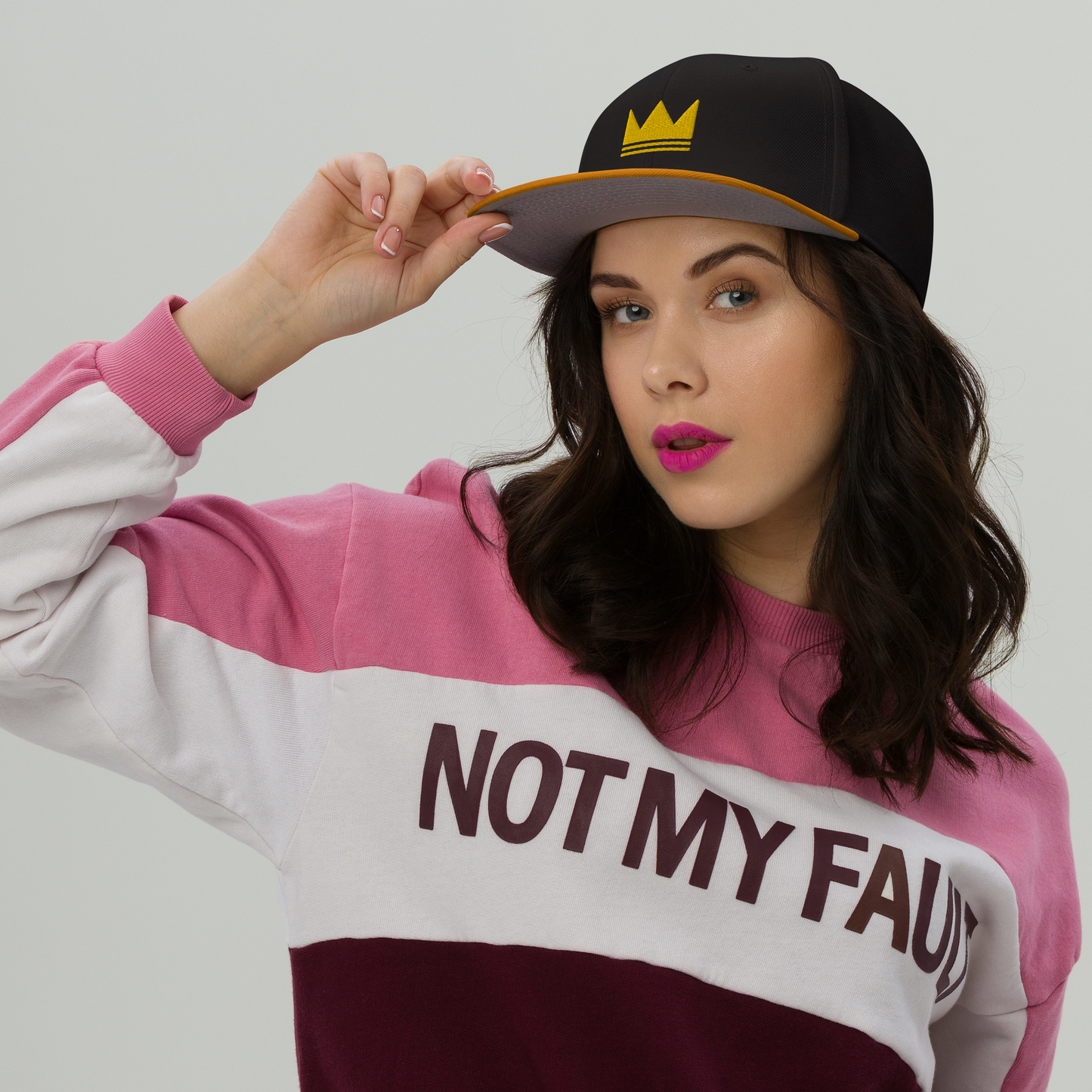 Team Bravo Snapback Hat Back & Gold