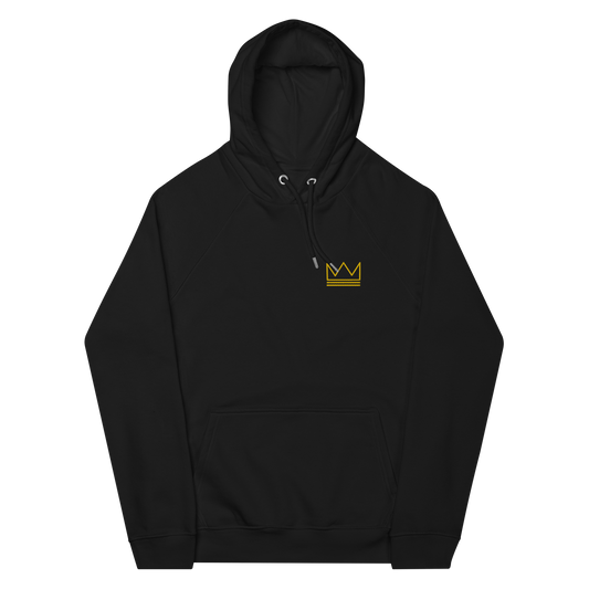 Team Bravo Unisex Eco Raglan Hoodie Black & Gold