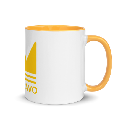Team Bravo Mug White & Gold